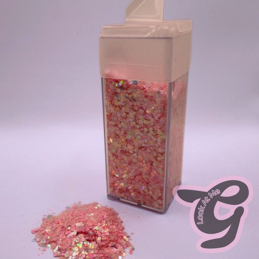 Iridescent Glitter "KISS"