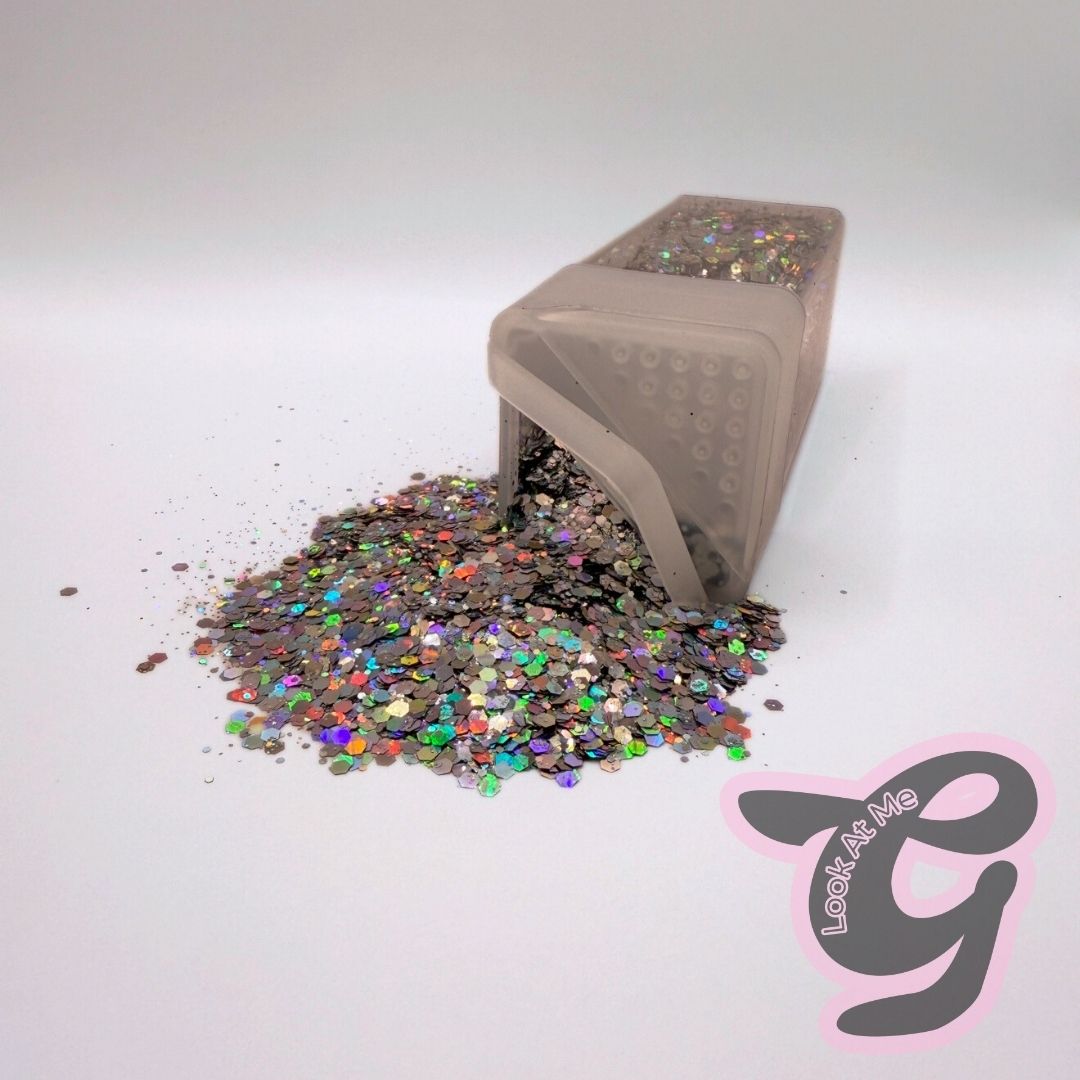 Single Tone Glitter "SILVER"