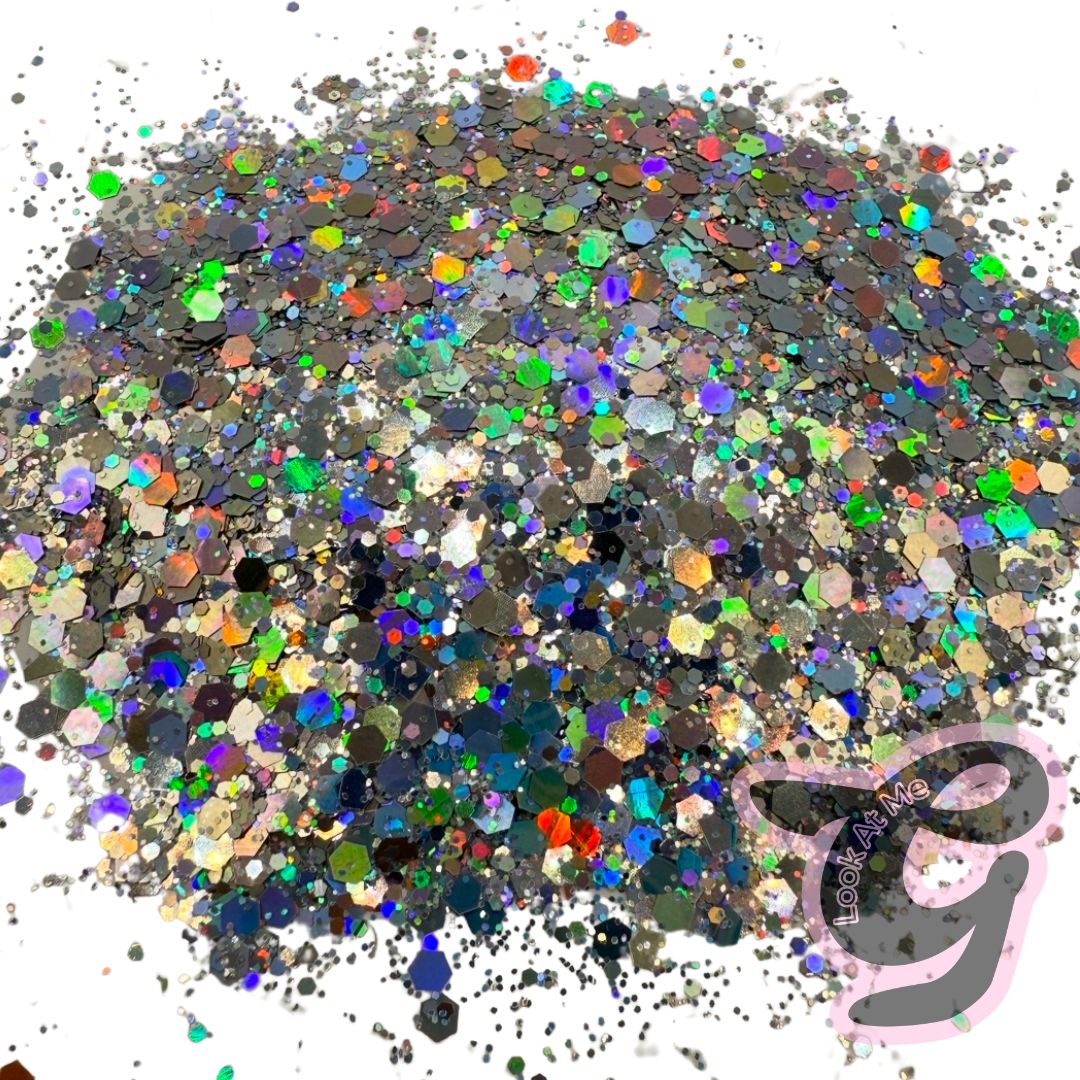 Single Tone Glitter "SILVER"