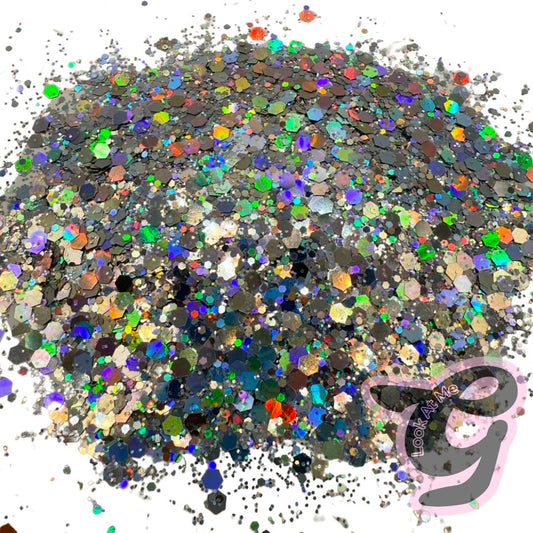 Single Tone Glitter "SILVER"