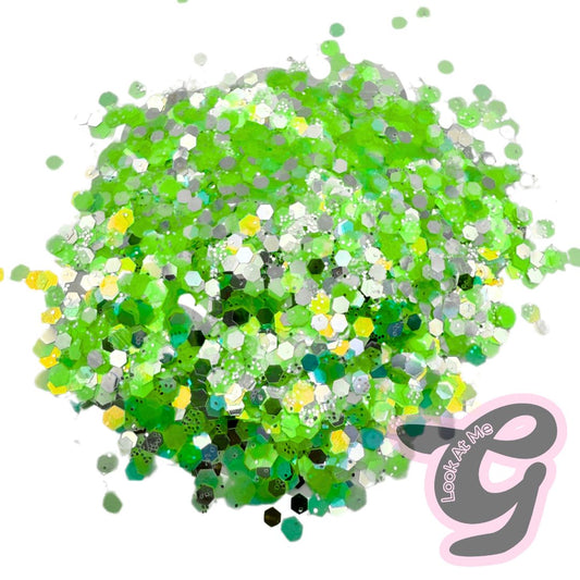 Iridescent Glitter "LIME"