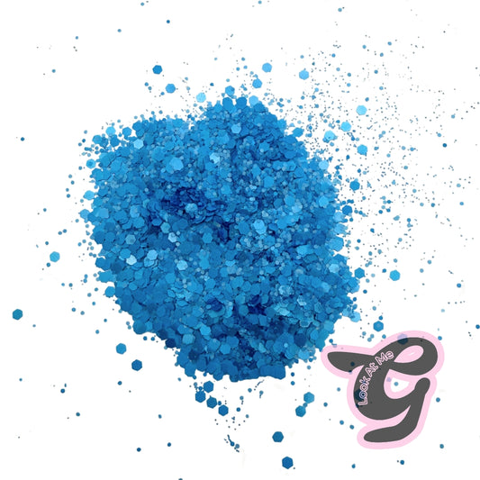 Neon Glitter “BLUE”