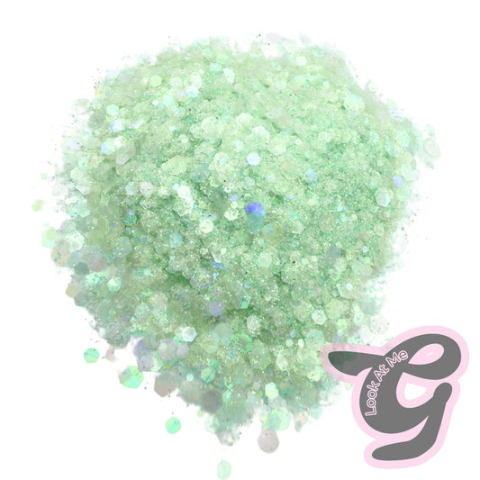 Pastel Shimmer Mix Glitter "MINT"