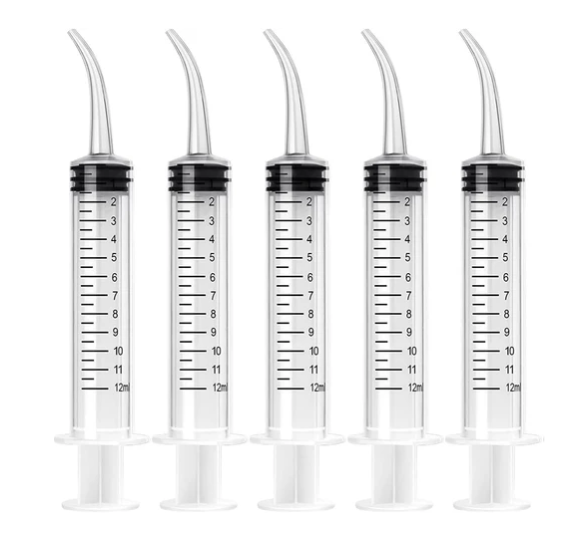 Curve Tip Plastic Syringe